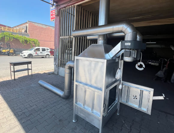 Gri Renkli T4 Büyük Boy Defne Yaprağı Kurutma Sobası