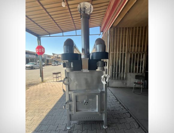 Gri Renkli T4 Büyük Boy Defne Yaprağı Kurutma Sobası