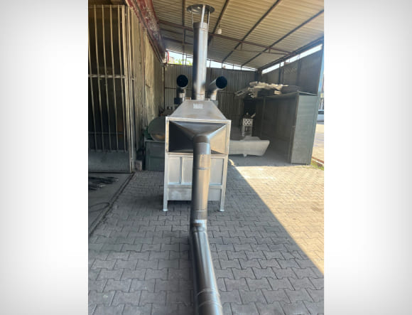 Gri Renkli T4 Büyük Boy Defne Yaprağı Kurutma Sobası