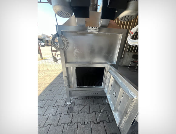 Gri Renkli T4 Büyük Boy Defne Yaprağı Kurutma Sobası