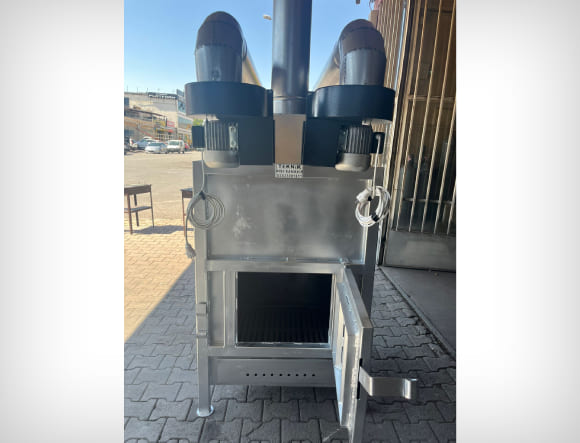 Gri Renkli T4 Büyük Boy Defne Yaprağı Kurutma Sobası