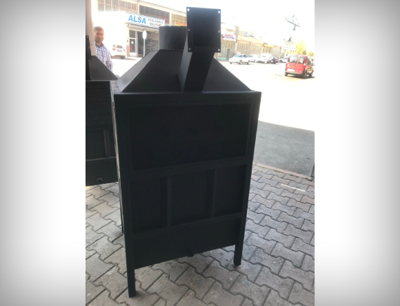 Siyah Renkli T3 Standart Boy Fanlı Soba