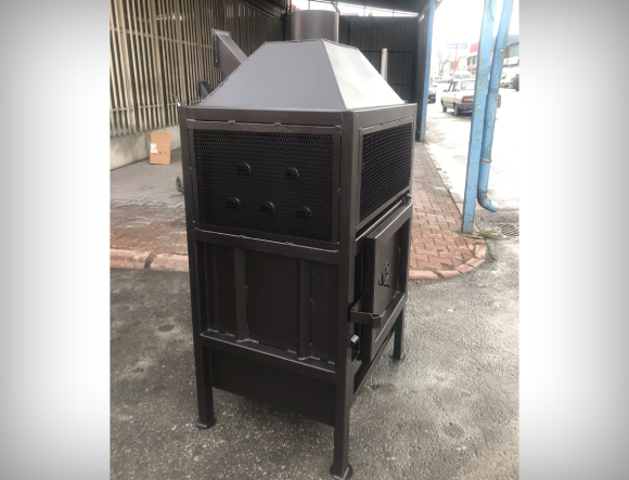 Siyah Renkli T4 Büyük Boy Fanlı Soba