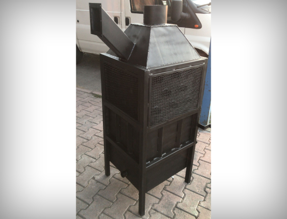 Siyah Renkli T1 Küçük Boy Fanlı Soba